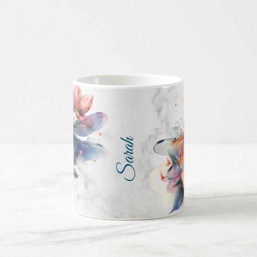 Personalisierte Libelle-Tasse Kaffeetasse (Mittel)