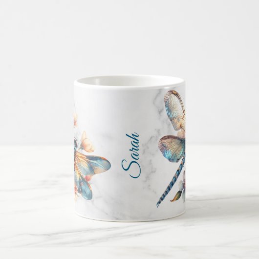 Personalisierte Libelle-Tasse Kaffeetasse (Mittel)
