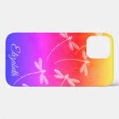 Personalisierte Libellen auf dem iPhone Case-Mate Hülle (Rückseite (Horizontal))