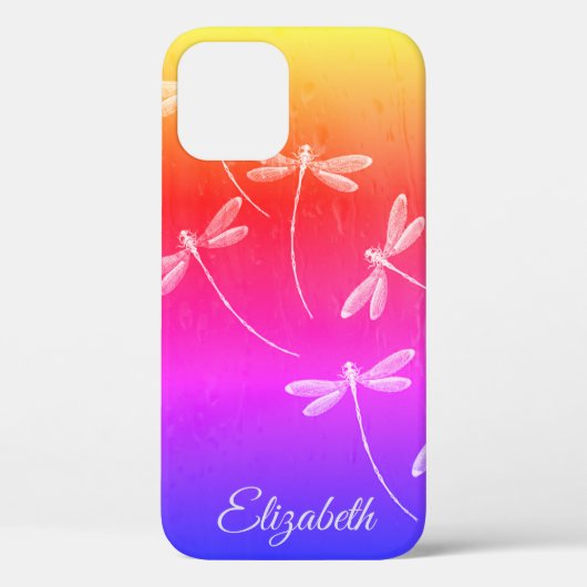 Personalisierte Libellen auf dem iPhone Case-Mate Hülle (Rückseite)
