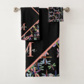 Personalisierte Libellen Badhandtuch Set (Insitu)