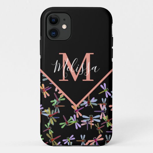 Personalisierte Libellen Case-Mate iPhone Hülle (Rückseite)