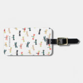 Personalisierte | Libellen Gepäckanhänger (Vorderseite horizontal)