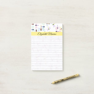 Personalisierte Libellen Post-it Klebezettel