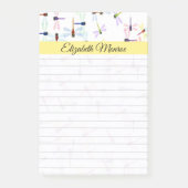 Personalisierte Libellen Post-it Klebezettel (Vorderseite)