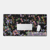 Personalisierte Libellen Schreibtischunterlage (Tastatur & Maus)