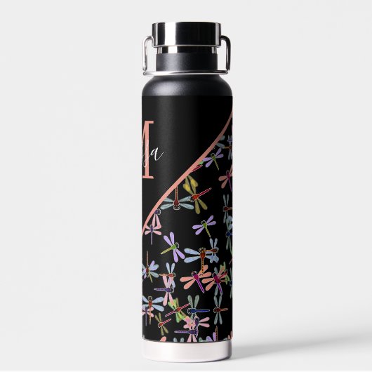 Personalisierte Libellen Trinkflasche (Rückseite)