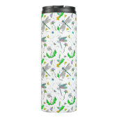 Personalisierte Libellen und Lüster Thermosbecher (Rückseite)