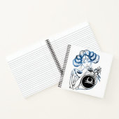 Personalisierte Libra Art Deco Notizblock (Innenseite)