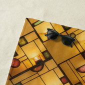 Personalisierte Lichter auf der Inside Grafik Strandtuch (Beispiel)