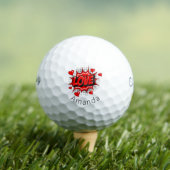 Personalisierte Liebe Callaway Warbird Golf Ball (Insitu T-Shirt)