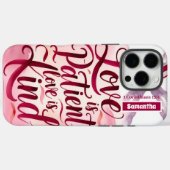 Personalisierte Liebe Christlich Case-Mate iPhone Hülle (Rückseite (Horizontal))