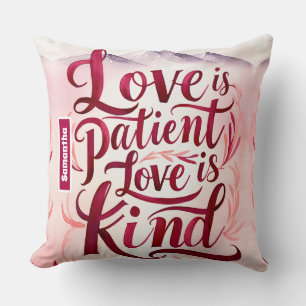 Personalisierte Liebe Christlich Kissen