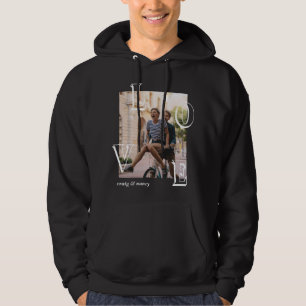 Personalisierte Liebe Couple Foto Hoodie