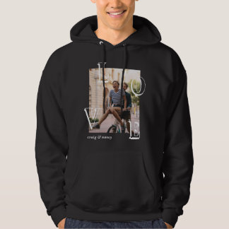 Personalisierte Liebe Couple Foto Hoodie
