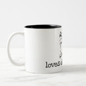 Personalisierte Liebe Daddy Bar Tasse (Links)
