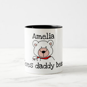 Personalisierte Liebe Daddy Bar Tasse