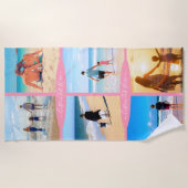 Personalisierte Liebe der benutzerdefinierten Bild Strandtuch (Vorderseite)