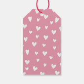 Personalisierte Liebe farbenfrohe Buchstaben VALEN Geschenkanhänger (Rückseite)