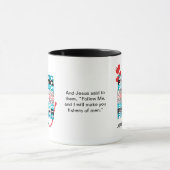 Personalisierte LIEBE FISCHEREI Christlich Tasse (Zentrum)