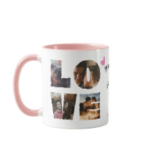 Personalisierte LIEBE Foto Collage Valentinstag