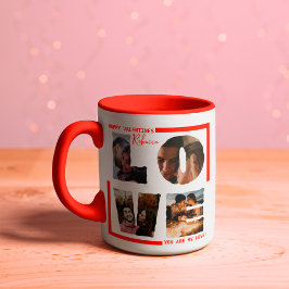 Personalisierte "LIEBE"-FotoCollage im modernen St Tasse
