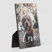 Personalisierte Liebe Fotoplatte (Seite)