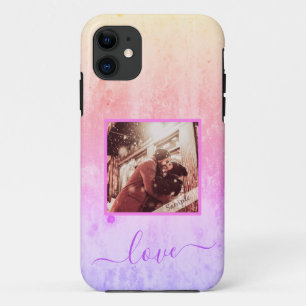 Personalisierte Liebe für Foto und Text Case-Mate iPhone Hülle
