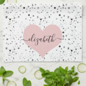 Personalisierte Liebe Geschirrtuch (Gefaltet)