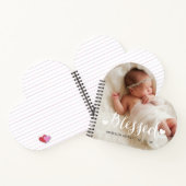 Personalisierte Liebe Gesegnetes Baby Foto Notizbuch (Innenseite)