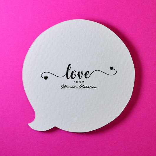 Personalisierte Liebe Gummistempel
