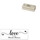 Personalisierte Liebe Gummistempel (Stempel)