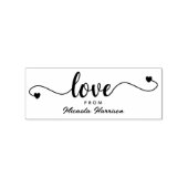 Personalisierte Liebe Gummistempel (Prägung)