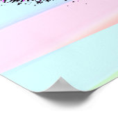 PERSONALISIERTE LIEBE GYMNASTICS POSTER (Ecke)
