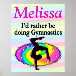 PERSONALISIERTE LIEBE GYMNASTICS POSTER