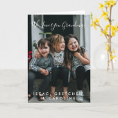 Personalisierte Liebe Ihr Oma Foto Handschriftlich Karte (Gelbe Blume)