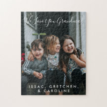 Personalisierte Liebe Ihr Oma Foto Handschriftlich