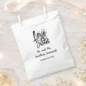 Personalisierte Liebe ist eine süße Gastgeschenk H Geschenktütchen (Ausgeschnitten)