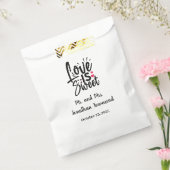 Personalisierte Liebe ist eine süße Gastgeschenk H Geschenktütchen (Versiegelt)