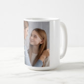 Personalisierte Liebe Mama Foto Kaffeetasse (VorderseiteRechts)