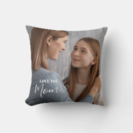 Personalisierte Liebe Mama Foto Kissen