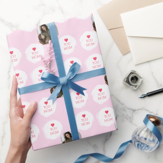 Personalisierte Liebe Mama Foto | Mama Geschenkwra Geschenkpapier (Schenken)