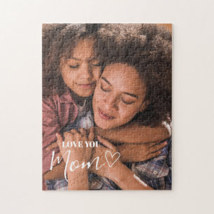 Personalisierte Liebe Mama Foto Puzzle