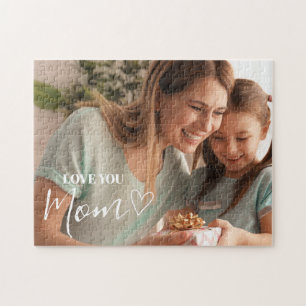 Personalisierte Liebe Mama Foto Puzzle