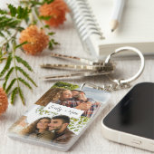 Personalisierte Liebe Memory-Collage benutzerdefin Schlüsselanhänger (Vorderseite rechts)