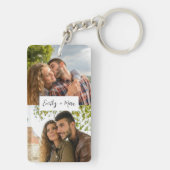 Personalisierte Liebe Memory-Collage benutzerdefin Schlüsselanhänger (Rückseite)
