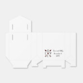 Personalisierte Liebe mit Gastgeschenk Hochzeit-Fe Geschenkschachtel (Ungefaltet)