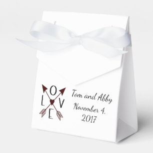 Personalisierte Liebe mit Gastgeschenk Hochzeit-Fe Geschenkschachtel