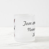 Personalisierte Liebe mit Mattierter Tasse der Pfe (Mittel)