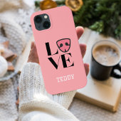 Personalisierte Liebe mit niedlicher Hundenase, ro Case-Mate iPhone Hülle
